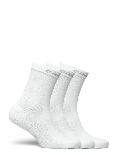 Craft Active High Socks 3-Pack - White 