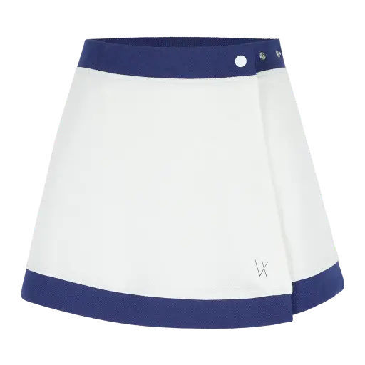 Vieux Jeu Amelie Skirt White/Blue
