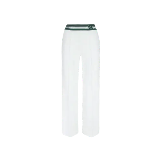 Stella Pants White/Green