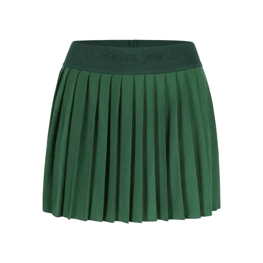 Vieux Jeu Chantal Skirt Heart Green