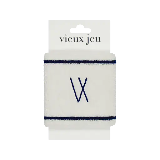 [VJ05-1-WH] Vieux Jeu Rostie Wristband White