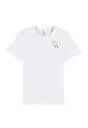 Lopa T-shirt White/Gold