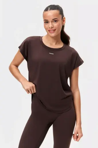 Stronger Drop T-shirt in Black Coffee