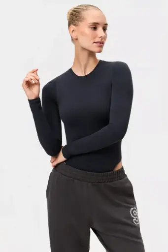 Stronger Soft Bodysuit Black